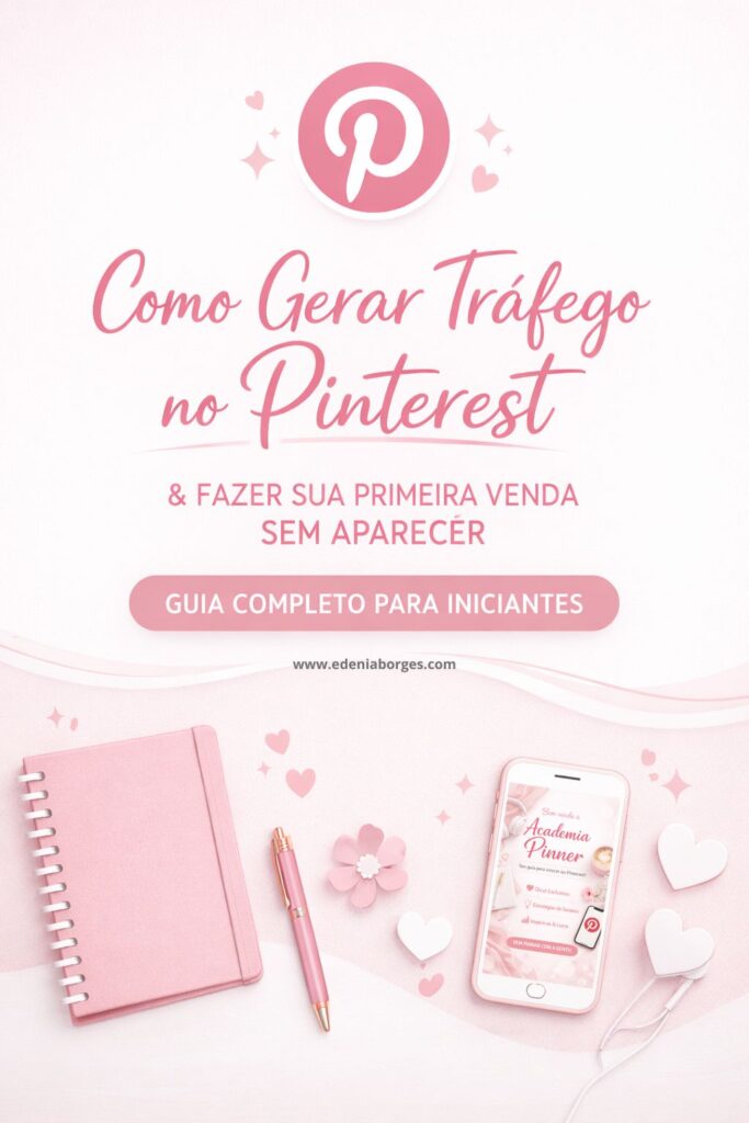 Como Gerar Tráfego no Pinterest e Fazer Sua Primeira Venda Sem Aparecer