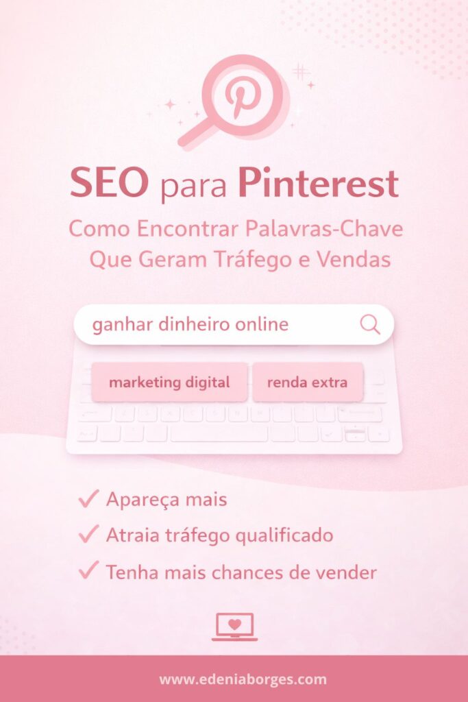 SEO Para Pinterest: Como Encontrar Palavras-Chave para vender