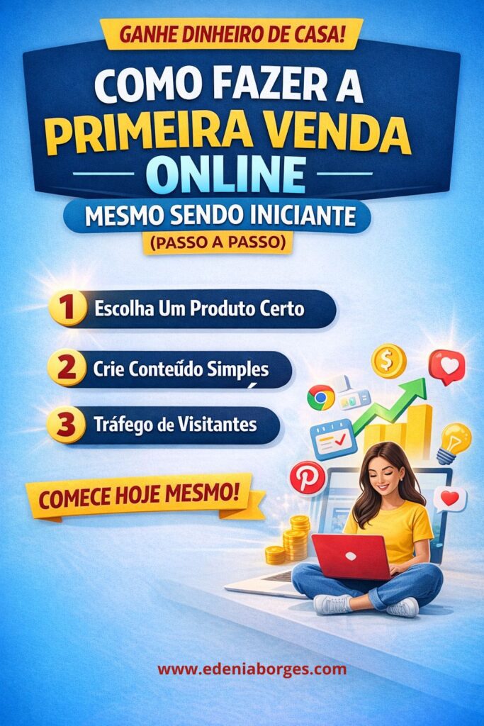 como fazer a primeira venda online